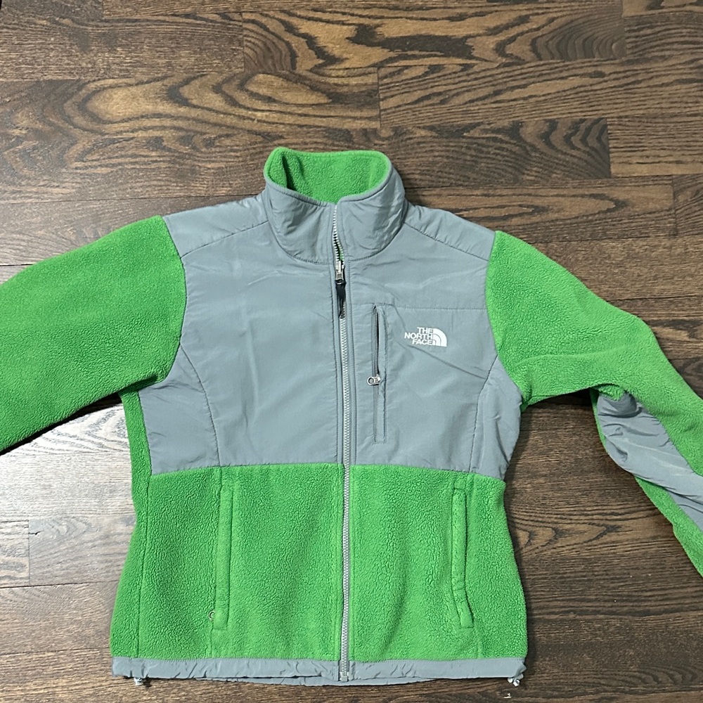 The North Face Women’s Green and Gray Puffer Jacket